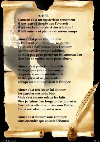 une parole  pour l'amour